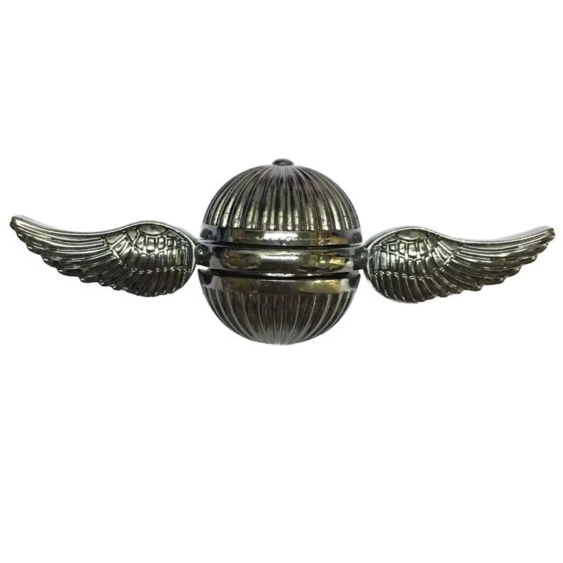 Golden Snitch Cupid Fidget Spinner Antistress Hand Rotation Fidget Toys Angel Wings Hand Spinner Metal Toys for Kids Gift
